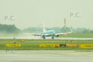 jet aircraft klm chopin poland