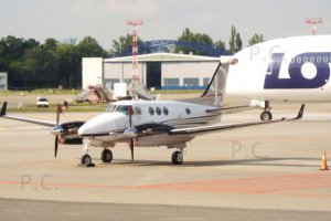 Boeing and Beechcraft Chopin Poland photo P. Chorazykiewicz Przemysl June 2016 (Warszawa-Okecie Airport).JPG