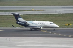 embraer legacy 500 higherthanjumbojets.pl chorazykiewicz przemyslaw d-bjkp okecie chopin airport.JPG