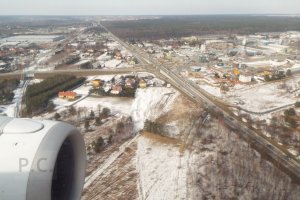 before landing at rzeszow-jasionka