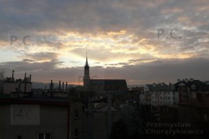 Kościół Salezjanów (Zasanie, zachody słońca i chmury) Salezjanie church sunsets, clouds