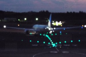 green blurred lights