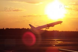 zachód słońca japonia chorążykiewicz lotnisko narita