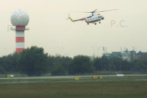 Mi-8 lotnisko Chopina 5. 10. 2018 VIP