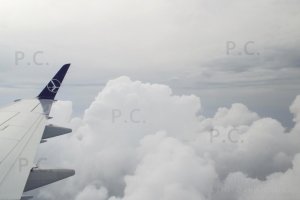 sea of crisp-white clouds