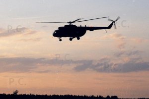 Mi-8 characteristic silhouette