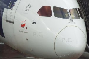 Boeing B 787 SP-LRH higherthanjumbojets.pl Polish Olympic Committee fot. Przemysław Chorążykiewicz.JPG