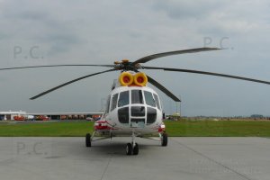 Mi-8 (number 660) front view Rzeszów-Jasionka Poland.JPG