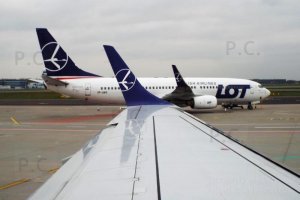 Boeing B 737 SP-LWD Polskie Linie Lotnicze LOT higherthanjumbojets.pl fot. Przemysław Chorążykiewicz.JPG