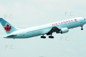 Airbus Air Cairo (SU-BPW); Boeing B 737 EL AL (4X-EHC); Boeing B 737 Ryanair (EI-EBE); Boeing B 767 Air Canada (C-FOCA) 20. 07. 2018