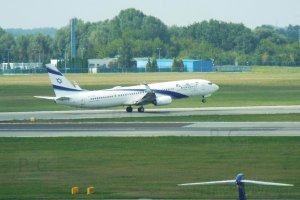 higherthanjumbojets.pl EL AL Boeing B 737 izraelski samolot w Warszawie.JPG