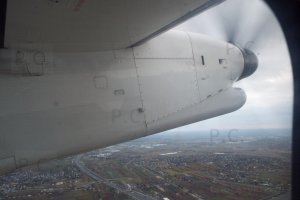 Dash DHC 8 LOT higherthanjumbojets.pl WAW RZE October 2018.JPG