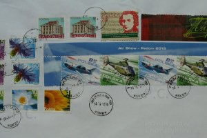 air show radom 2015 znaczki z obiegiem z lotniska chopina warszawa 119