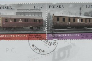 zabytkowy wagon Cd21b Poczta Polska.JPG