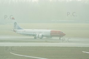 norweski samolot Maria Zabmrano fot. Przemysław Chorążykiewicz 12-12-2018.JPG