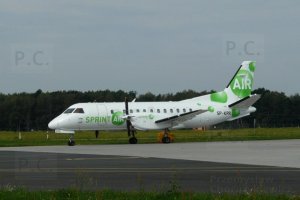 Saab 340A SP-KPR Rzeszów-Jasionka 2008.JPG
