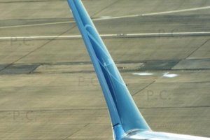 końcówka skrzydła boeing b 737 max 8 winglet fot. przemysław chorążykiewicz.JPG