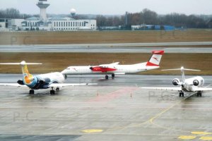 na lotnisku chopina można zobaczyć samoloty bedące częstymi gośćmi i rzadkie ptaki.JPG