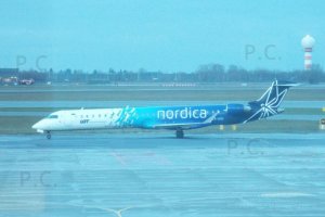 ważka es-acd lot 18. 01. 2019 dragonfly nordica chopin airport lotnisko chopina.JPG