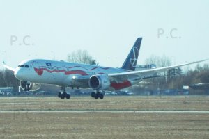 Boeing B 787-9 Dreamliner SP-LSC Dumni z niepodległości Polski 22. 02. 2019