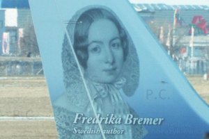 Fredrika Bremer Boeing B 737 Norwegian EI-FJT 22. 02. 2019 szwedzka pisarka