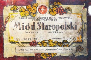 miod staropolski pomona przemysl panstwowe zjednoczenie przemyslu fermentacyjnego.JPG