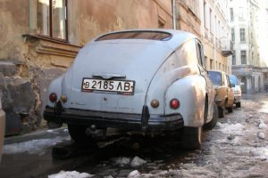 lwów lvov zabytkowy samochód vintage car.JPG