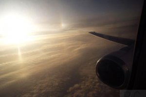 rzeszow warsaw air travel sky over poland sunrise clouds.JPG