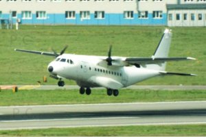 CASA CN-235 N768KD Prescott Support Chopin Airport 24. 04. 2019