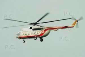 republic of poland mil mi-8 white red yellow helicopter.JPG