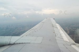 Warsaw skyscrapers shrouded in mist.JPG