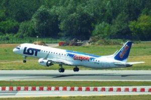 Embraer 195 PLL LOT SP-LNB Grześki Goplana 25. 06. 2019