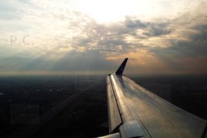 lo3804 lot z rzeszowa do warszawy flight from rzeszow to warsaw.JPG