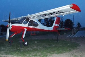 jasionka pzl-104 wilga commemorative plaque august 2019.JPG