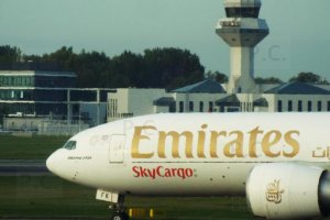 sky cargo jet emirates warsaw chopin flight operations september 2019.JPG