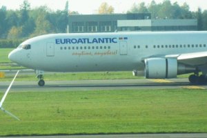 euroatlantic anytime anywhere chopin airport rare bird.JPG