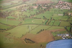 ślad po lądowaniu ufo