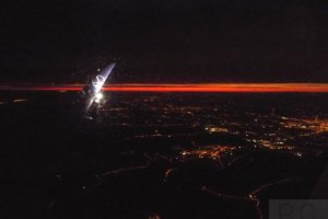 samolot granica dnia i nocy terminator aircraft day night boundary.JPG