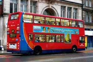 shrek the third london doubledecker bus.JPG