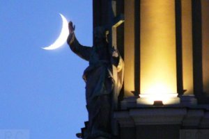 Jesus Christ, The Moon and Przemyśl Archcathedral 30. 12. 2019