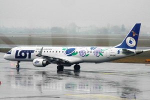 Sliwka Naleczowska Solidarnosc Embraer 195 PLL LOT SP-LNC Chopin 10. 01. 2020