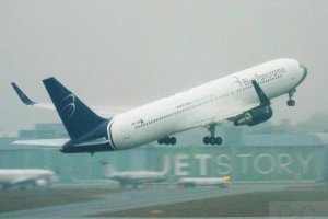 Boeing B 767 9H-KIA Blue Panorama Chopin Airport 10. 01. 2020