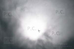 sun photography słońce fotografia aircraft samolot