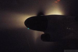 night flight rzeszow warsaw aircraft lights.JPG