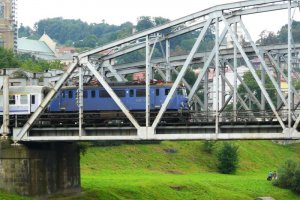 ET22, EU07 On The Przemysl Railway Bridge – Most Kolejowy W Przemyślu