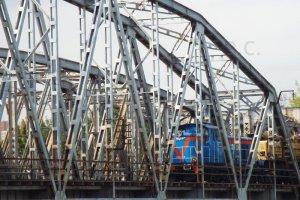 SM42 Tabor Debica On The Przemysl Railway Bridge – Most Kolejowy W Przemyślu