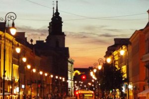 krakowskie przedmiescie warsaw night 2019.JPG