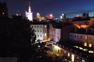 warsaw scyscrapers at night.JPG