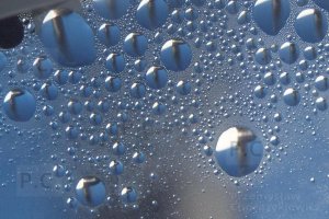 lens like water drops optical illusion