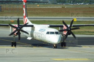 przód samolotu Bombardier DHC 8 Q400